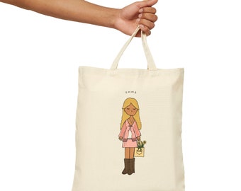 Emmaaaa - Cotton Canvas Tote Bag