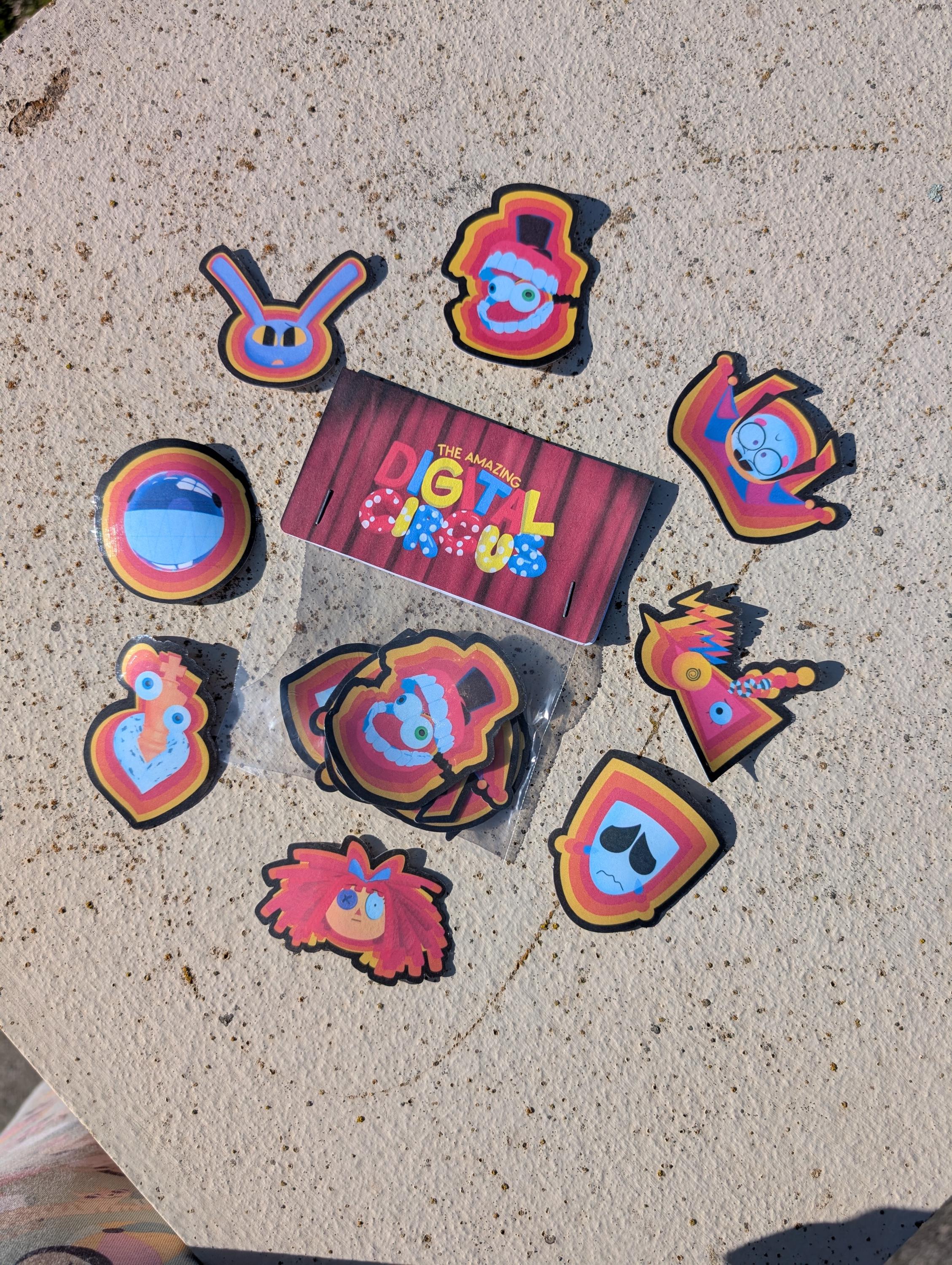 Cute Gangle Sticker The Amazing Digital Circus Inspired Stickers TADC Fanart Ragatha Gangle ...