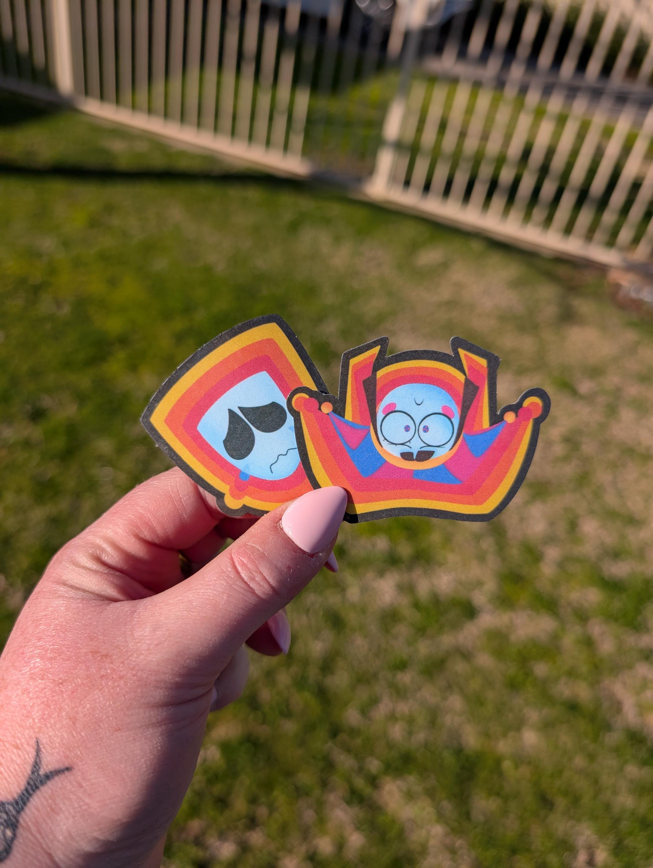 Cute Gangle Sticker The Amazing Digital Circus Inspired Stickers TADC Fanart Ragatha Gangle ...