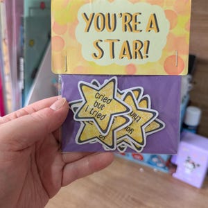 Mental Health Award Stickers – Self Care, Anxiety, Depression (Set of 10)