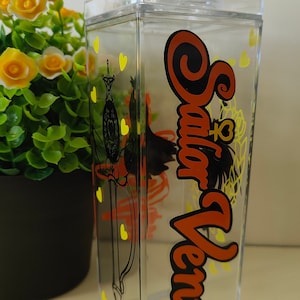 Sailor Venus sailor moon sailor scouts drink bottle milk carton drink bottle cute gifts anime gifts acrylic bottles 90s gifts Christmas gift