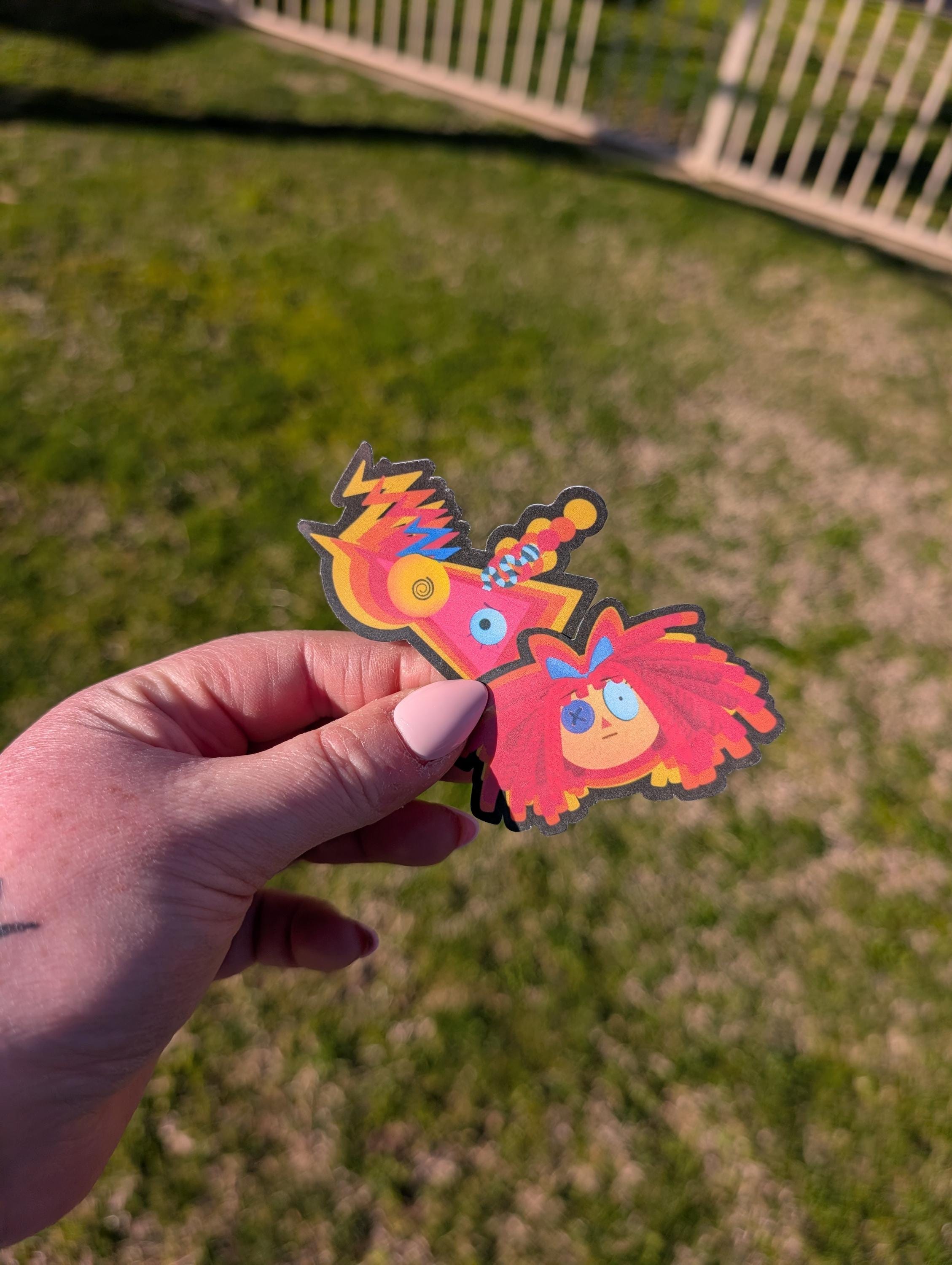 Cute Gangle Sticker The Amazing Digital Circus Inspired Stickers TADC Fanart Ragatha Gangle ...