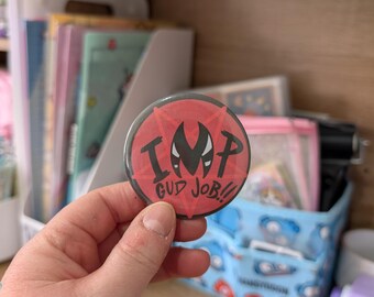Helluva Boss Inspired IMP Badge: Fandom Collectible