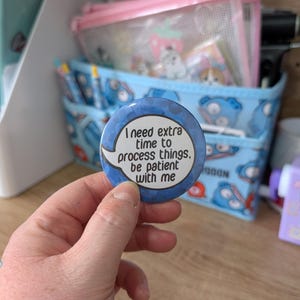 Neurodivergent Awareness Badge: Autism, ADHD, Sensory Processing