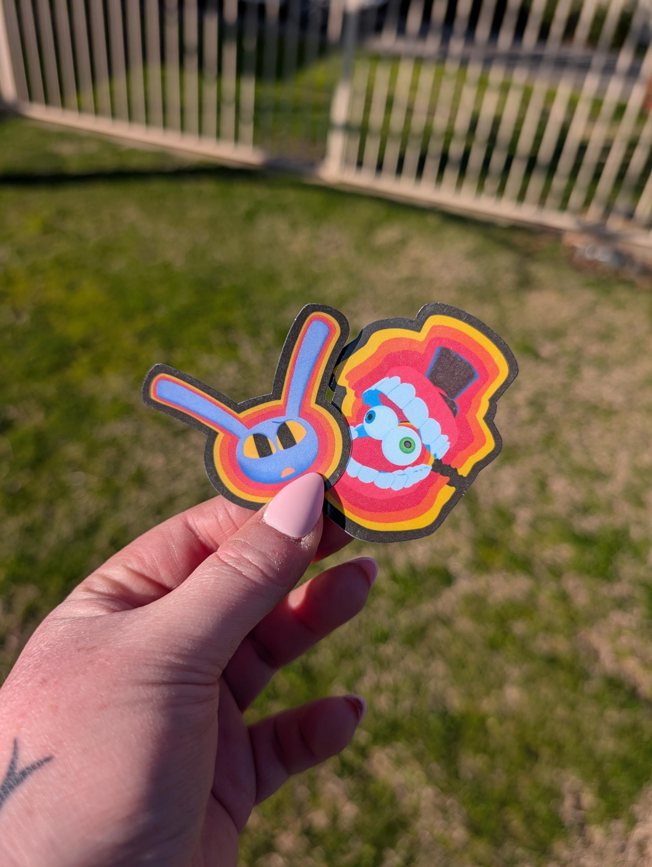 Cute Gangle Sticker The Amazing Digital Circus Inspired Stickers TADC Fanart Ragatha Gangle ...