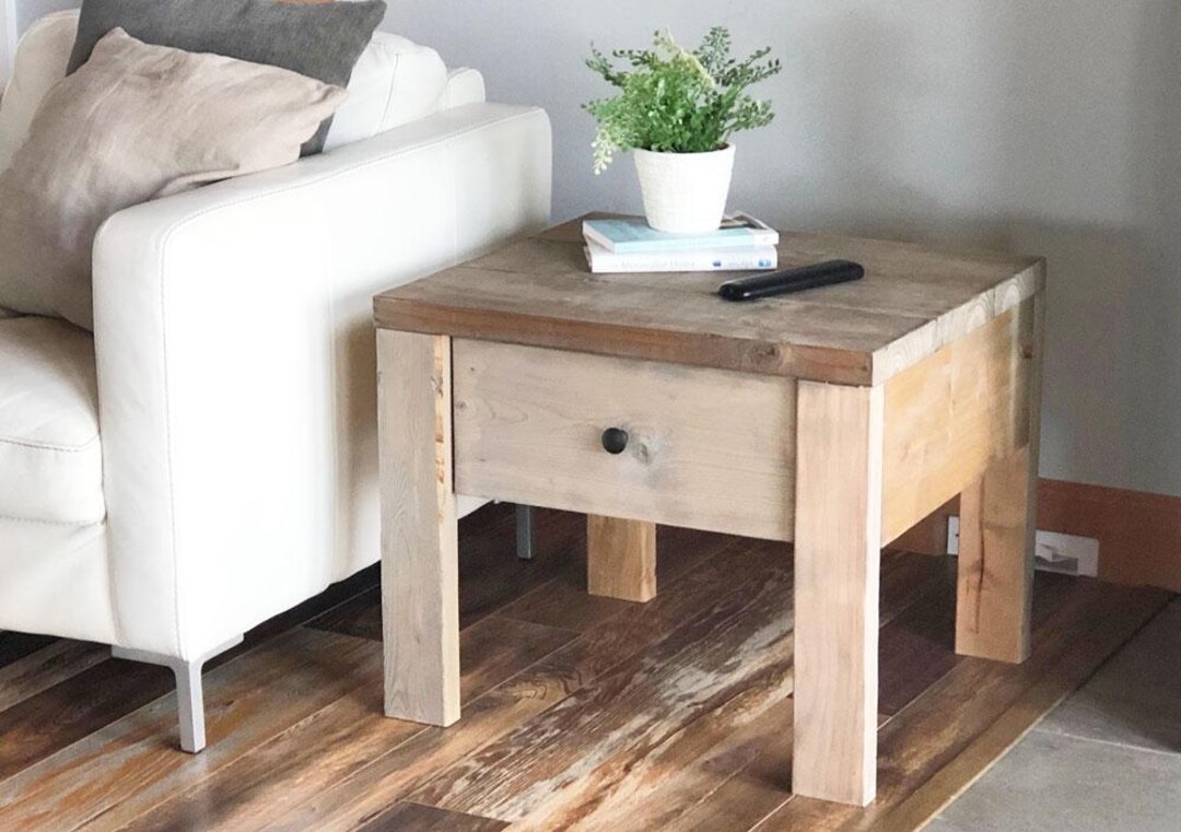 DIY End Table Plans | Modern Farmhouse Nightstand (PDF) - Etsy