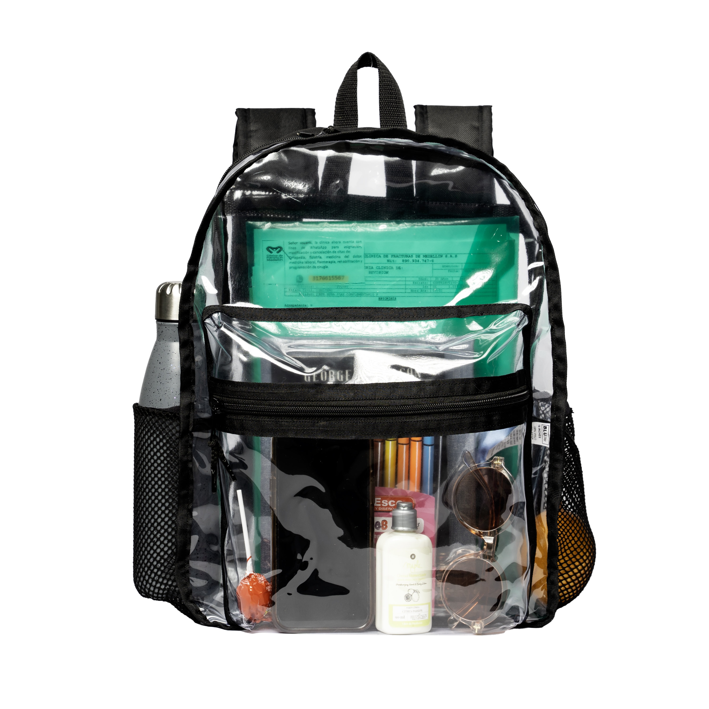 Hard Case Acrylic Mini TRANSPARENT CROSSBODY BAG CA-2047 > Fashion Handbags  > Mezon Handbags