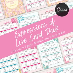 Expressions of Love kaartspel | Uniek cadeau voor stellen | Love Expressions-kaartdeck | Perfect voor jubilea | Leuke activiteit voor stellen |