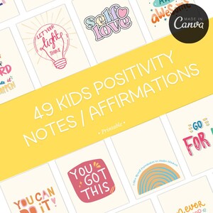 Kids Affirmation Prints | Positive Wall Art for Playroom | Printable Kids Affirmations | Kids Wall Art | Classroom Inspirational Prints |