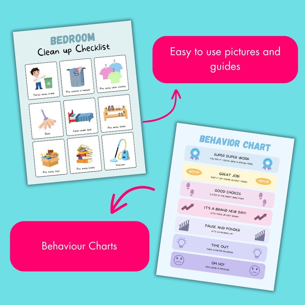 Kids Chore & Routine Chart - Etsy