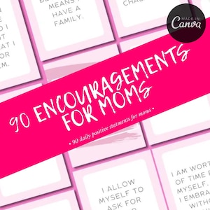 Carte di positività per le mamme / Carta di incoraggiamento per le neomamme / Ce l'hai fatta mamma / Regalo motivazionale per le mamme / Saluti di supporto /