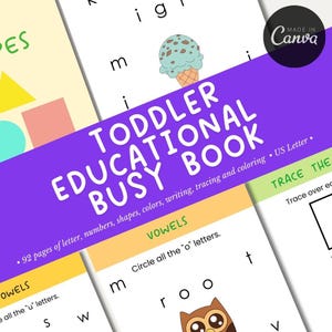 Zeszyt ćwiczeń dla maluchów | Zeszyt ćwiczeń dla maluchów | Arkusze ćwiczeń do wydrukowania dla przedszkolaków | Angażujące zajęcia edukacyjne dla dzieci | Książka dla maluchów |