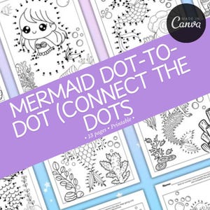 Connect the Dots Activity | Dot to Dot Worksheets |Printable Connect the Dots Pages | Connect the Dots Fun | Preschool Learning |