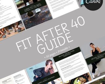 Fit After 40 Ebook | Your Guide to Fitness | Transform Your Health Tips | Over 40 Wellness Guide | Healthier Lifestyle After 40 |