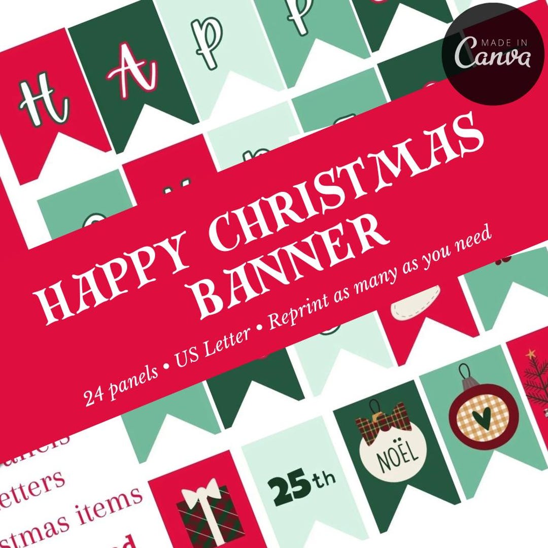Christmas Banner Christmas Garland Christmas Decoration Holiday