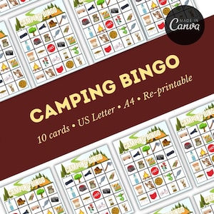 Bingo en camping | Jeux de vacances en camping |