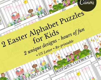 Kids Easter Puzzle | Alphabet Puzzle | Family Games | Easter Kids Games | Fun Easter Activities |