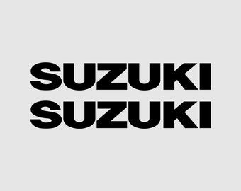 2 Stickers Autocollants Suzuki
