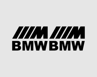 4 decalcomanie con logo BMW M