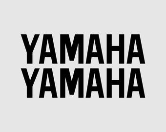 2 Stickers Yamaha