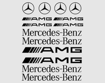 Set van 14 Mercedes-Benz-stickers