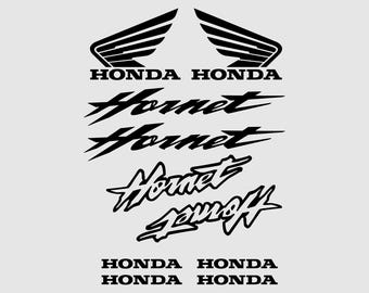 Kit de pegatinas para Honda Hornet (10 pegatinas)