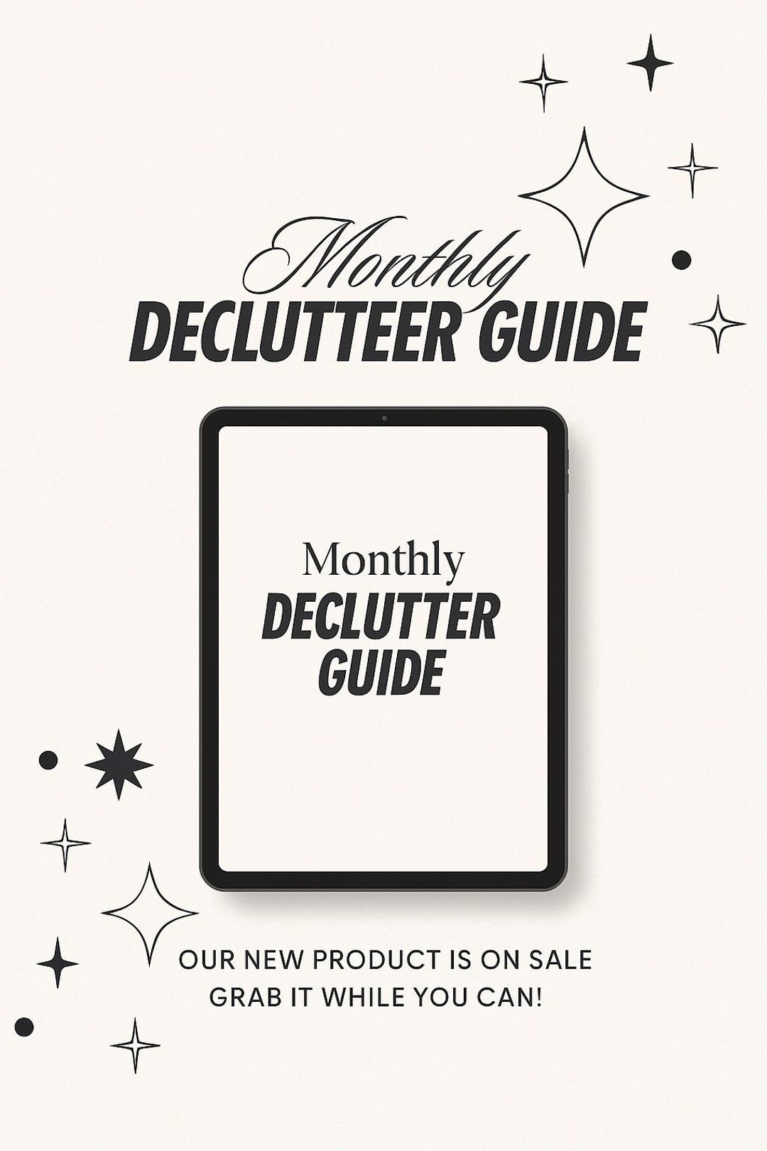 Monthly Declutter Guide - Etsy