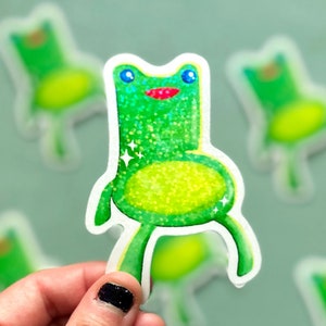 Froggy Chair Sticker
