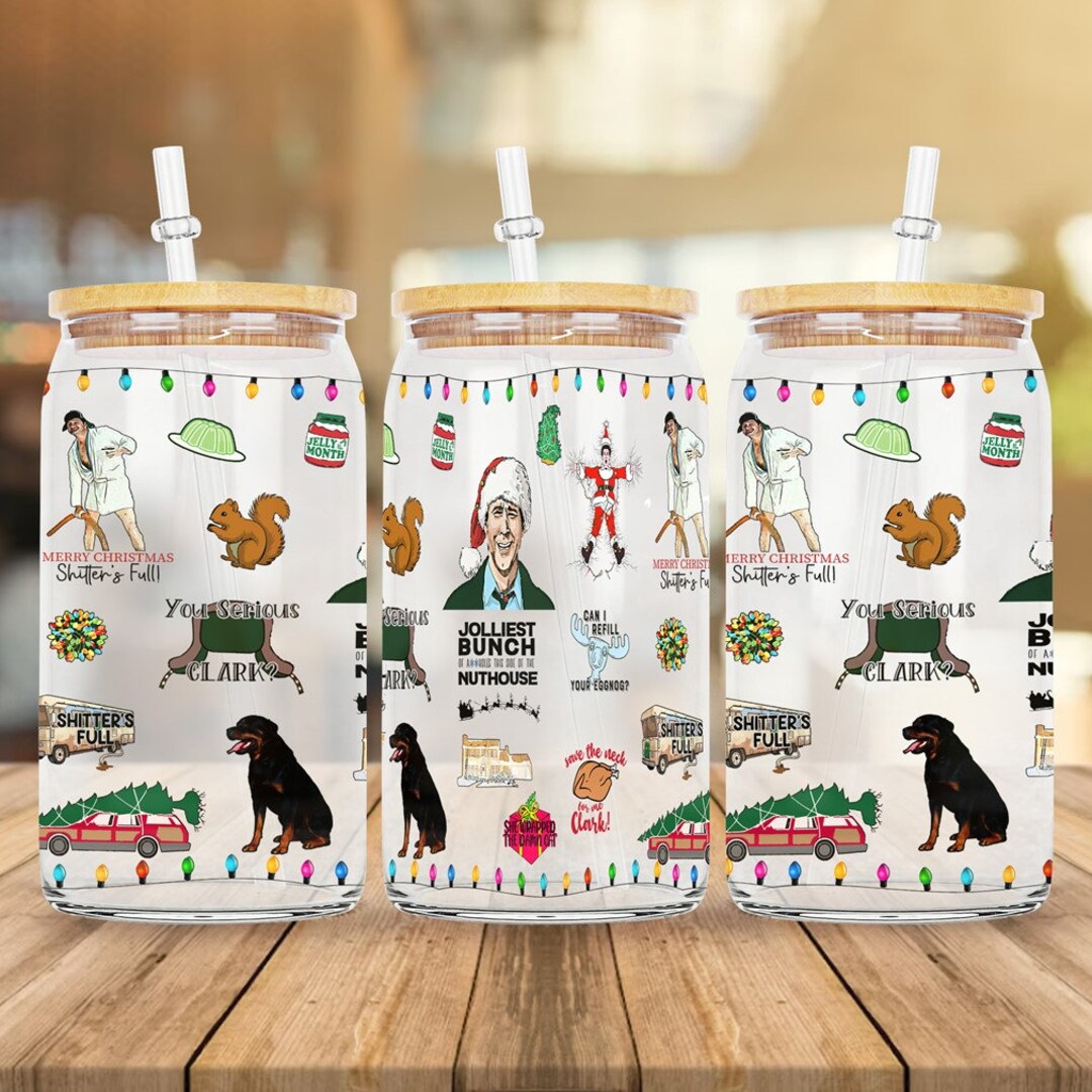 Christmas Vacation 16 Oz Libbey Glass Can Wrap, National Lampoon's