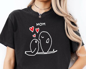 Bird Lover Shirt, Bird Mom Tee, Cute Bird Shirt,Mama Bird Shirt, Cute Mom Shirt, Mom-Life Shirt, Mother's Day Gift, Gift For Mothers