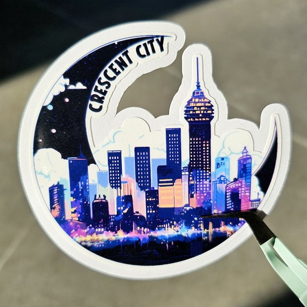 Crescent City Lunathion Sticker SJM  | City Skyline Lunathion