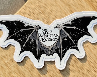 ACOTAR  Rhysand Big Wingspan Energy Sticker | Bat Boys Fan Club | SJM