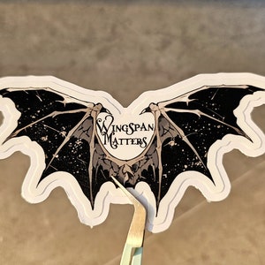 Rhysand Wingspan Matters Sticker ACOTAR | Bat Boys Fan Club | Wingspan Matters | SJM