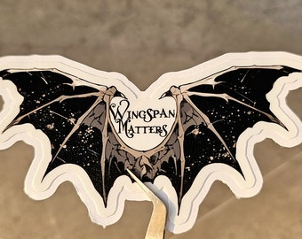 Rhysand Wingspan Matters Sticker ACOTAR | Bat Boys Fan Club | Wingspan Matters | SJM