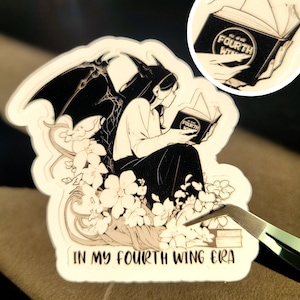 In My Fourth Wing Era Sticker | Fourth Wing Reader Gift