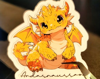 Andarna Fourth Wing Dragon Sticker | Andarna is my favorite