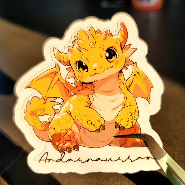 Andarna Fourth Wing Dragon Sticker | Andarna is my favorite
