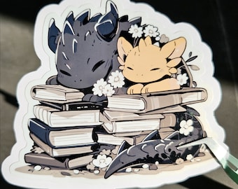 Fourth Wing Tairn Andarna Sticker | Waiting for Onyx Storm