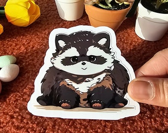 Cute Raccoon Trash Panda Sticker | Animal Sticker