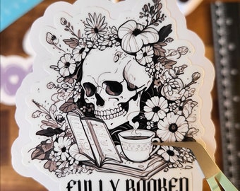 Book Lover  Coffee Book Sticker | Fully Booked