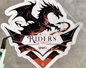 Riders Quadrant Dragon Rider Sticker | Basgiath War College