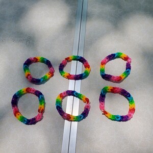 Rainbow-Rainbow Loom Bracelet