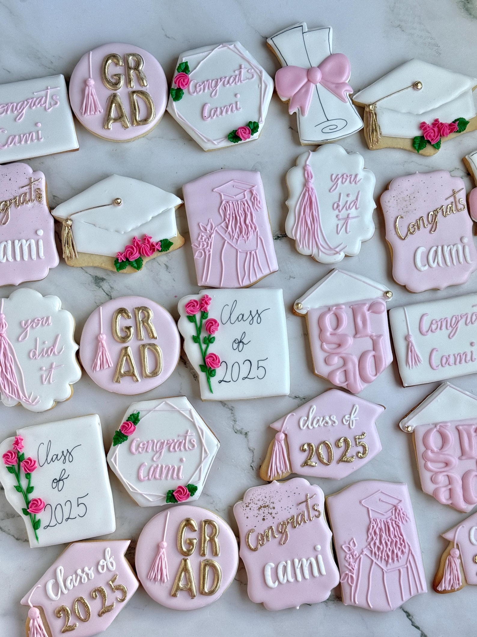 Graduation Cookies Class of 2026 | Custom Grad Sugar Cookies ...