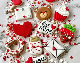 Mini Valentine Sugar Cookies | Organic Natural Love Cookies