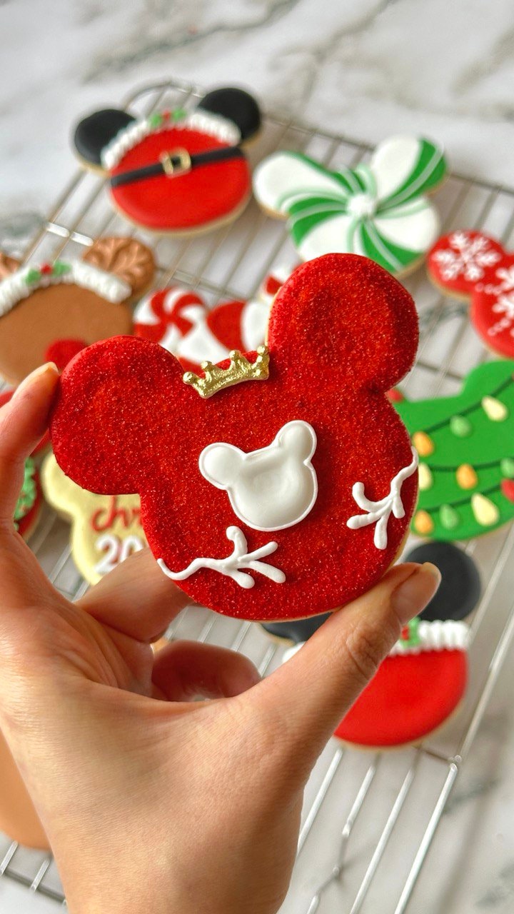 冬 ミッキー ミニー クリスマス ロイヤルアイシング オーガニック