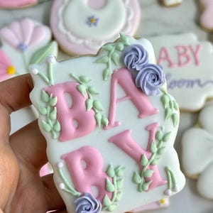Adorable personalized 'Baby name' floral design. This beautiful image shows a Personalized "Baby name" Floral Name Blanket or Digital Photo - Newborn in Bloom Photoshoot Prop, Baby Gift baby name blanket (or digital photo) featuring the name 'Sheqi' surrounded by soft blooms, perfect for an 'in bloom' themed newborn photoshoot, nursery decor, or a unique baby gift."