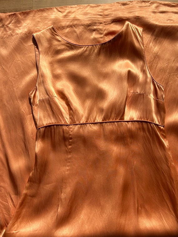 60s/70s Peachy Dress - image 3