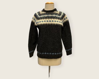 pull en jacquard vintage