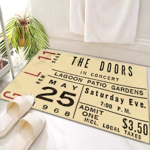 Fußmatte Original Konzertkarte 'The Doors'