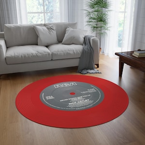 Rick Astley, Never gonna Give You Up, Vinyl Record Single Mat. More Mats on www.posterify.eu